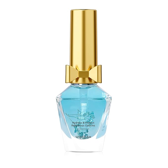 Cuticle Oil, Cuticle Nail Oil Infused with Real Flowers, Jasmine 12ml