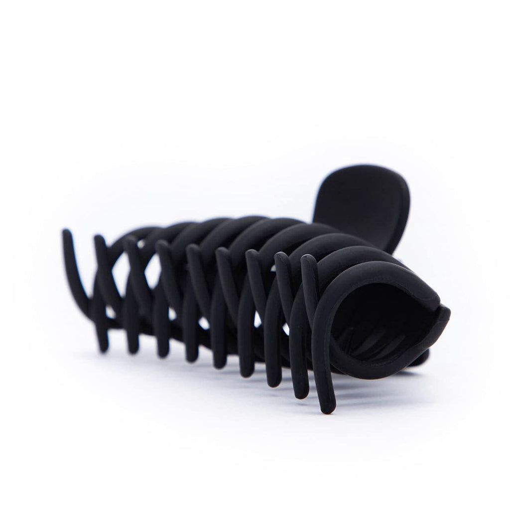 Kitsch Large Hair Clips For Women - Durable Recycled Plastic Claw Clips for Styling & Updos | Secure All-Day Hold, Comfortable Fit - Black & Tortoise, 2pcs
