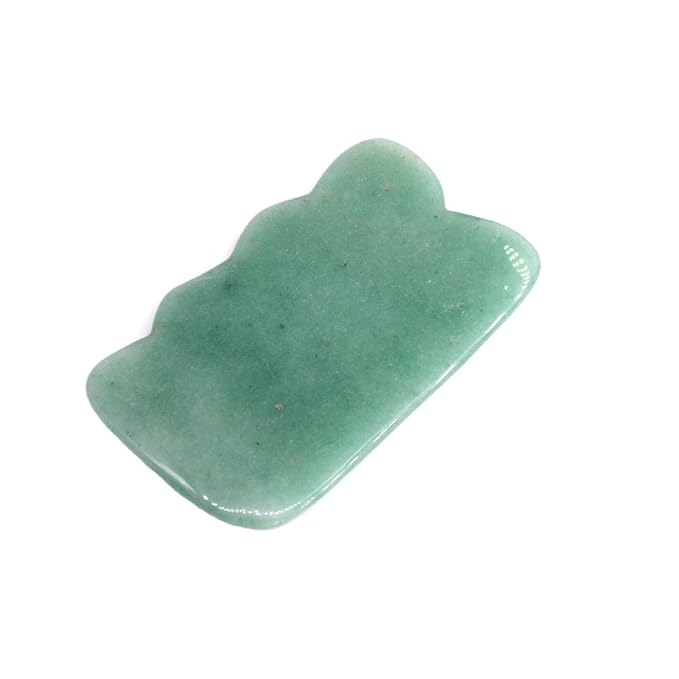 TOP SEWING Gua Sha Facial Tool Natural Jade Stone Massage Board Tools for SPA Acupuncture Therapy Trigger Point Treatment, Gua Sha Scraping