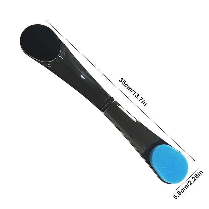 Back Lotion Applicator, Lotion Applicator, Sunscreen Applicator Features Foldable Portable Design with Non-Slip Handle, Lotion Applicator for Back Self Men and Women (Blue)