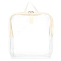 BORSALI TSA Approved Toiletry Bag, Cream with Handle
