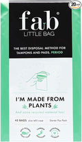 Fab Little Bag Starter Plus Pack - 20 Sanitary Disposal Bags Plus Recyclable Refill Pack for Out and About (20 Pack)