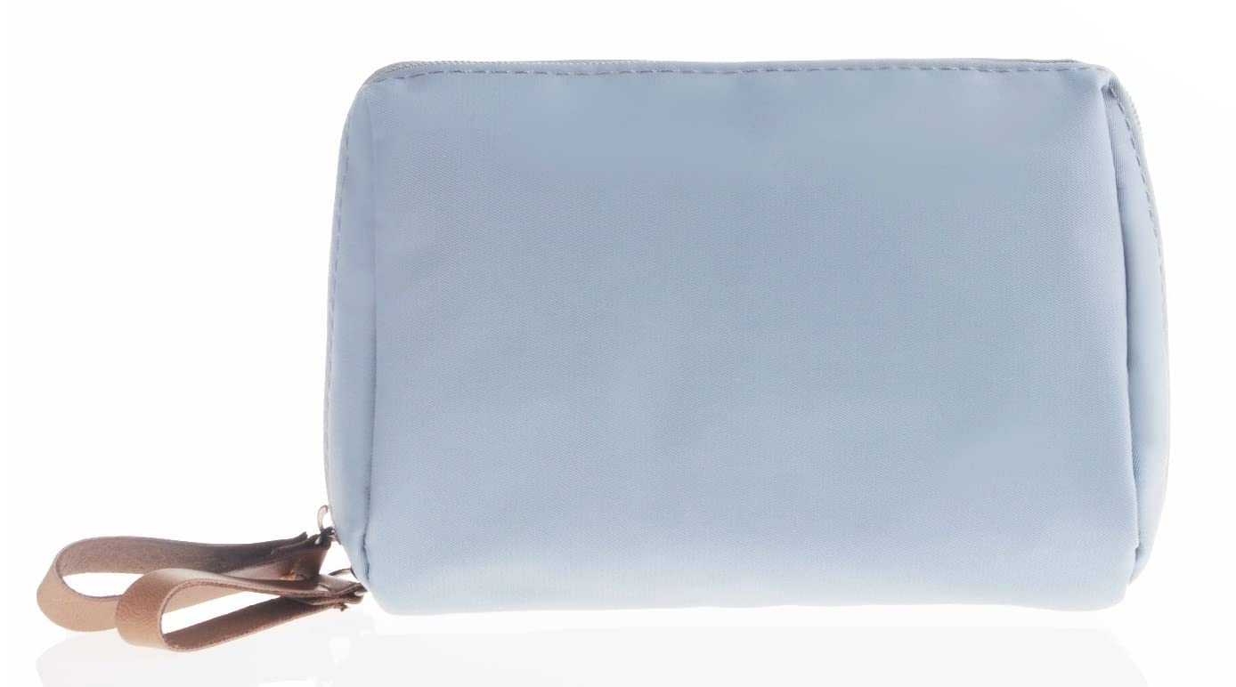 Kososuru Small Makeup Bag for Purse Portable Waterproof Cosmetic Bag Travel Makeup Pouch for Women (Grey, Square)