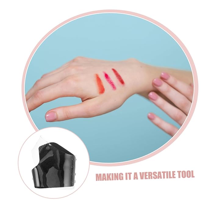 FRCOLOR 2Pcs Makeup Mixing Palette Gloves Reusable Cosmetic Plate for Foundation Eyeshadow Blending