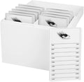 Salmue 10-Layer Eyelash Extension Storage Box, Acrylic False Eyelash Makeup Organizer Holders, Makeup Cosmetic Case for Grafting Eyelash Extension Tool