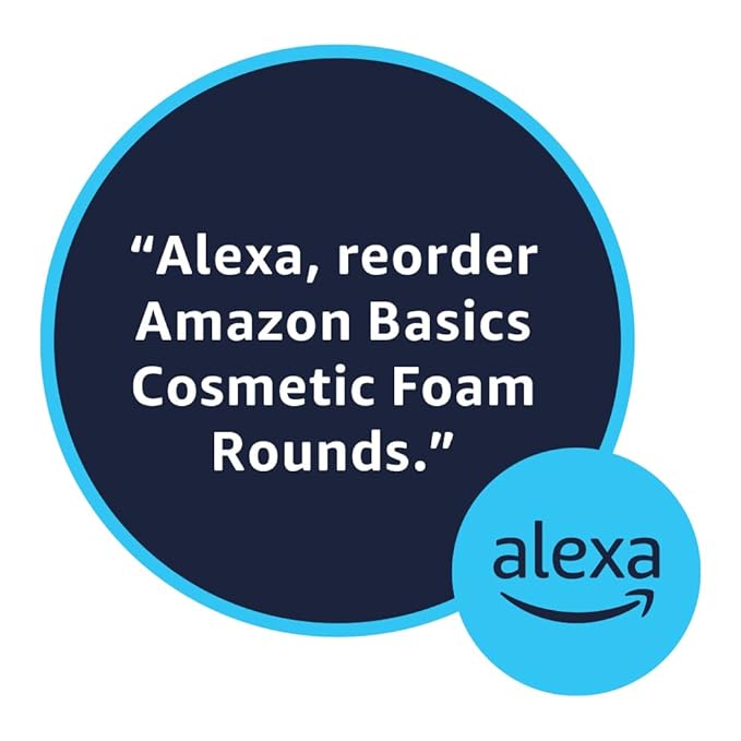 Amazon Basics Cosmetic Foam Rounds, 12 Count, Pack of 1