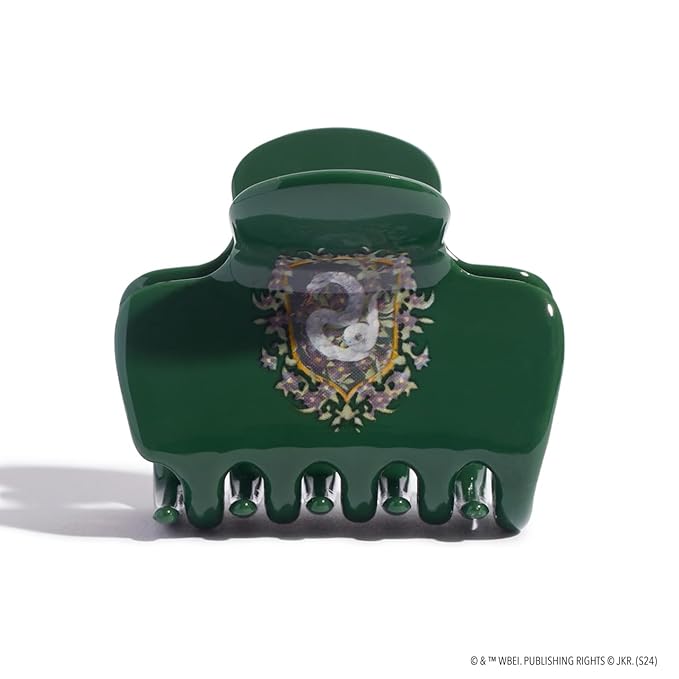 Harry Potter x Kitsch Big Hair Clip for Women - Strong Grip for Secure Updos | Stylish Jumbo Claw Clip | Durable Hair Accessories for Everyday Use – Slytherin, 1pc