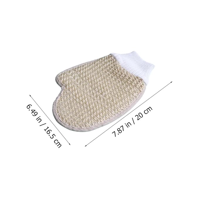 1 Set Comfortable Bath Sponge and Rubbing Strip Set for Household Use Includes Back Scrubber Strap Soft Bath Gloves and Pad for Skin Care
