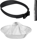 Hair Cutting Kit,Fade Haircut Guide for Men,Include Self Haircut Guide & Cape Umbrella Waterproof,Cutting Combs for Hair Stylist, Adjustable Black Fade Hair Cutting Guide, Salon Supplies for Home