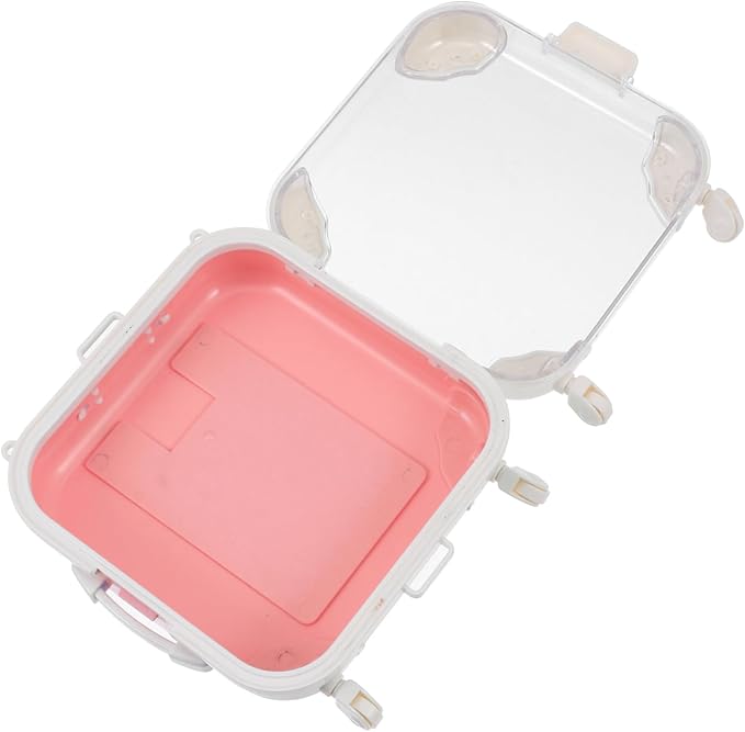 GALPADA Creative Eyelash Storage Box Faux Eyelash Organizer Case Portable Makeup Container Travel-Friendly Design for Beauty Enthusiasts