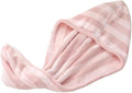 Microfiber Hair Towel Wrap, Quick Dry Hair Turbans with Button, Ultra Soft Thickening Coral Fleece Dry Hair Cap, Anti Frizz Hair Turban Towel for Curly Long Thick Hair