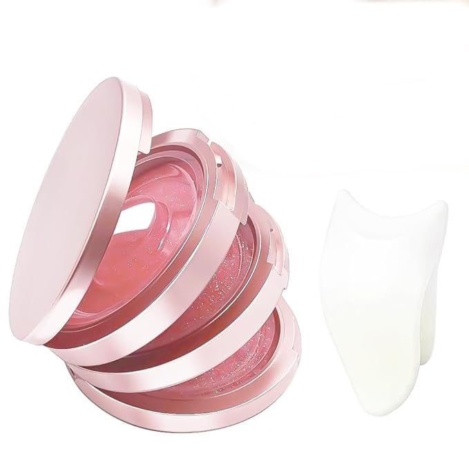 3 Layers Eyelash Storege Box with Mirror Circle Eyelash Holder Case with Lashes Trays & New Lash Clip Applicator Eye Makeup Tool for Women Girls Travel Case Pink