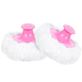 WLLHYF 2 Pcs Fluffy Large Body Cosmetic Face Loose Powder Applicator Handle Foundation Puff Pad Washable Beauty Application Tool for Women