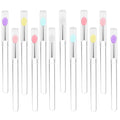 Yoizyfree 12 PCS Silicone Lip Brush - Reusable Lipstick Brush Lip Brushes Makeup Applicator Beauty Tool Kits for Lipsticks,Lip Gloss,Lip Balm