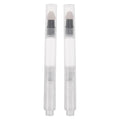 PACKOVE 2Pcs 3Ml Sponge Tip Press Pen Cosmetic Packaging Material for Lip Gloss Cream Foundation Concealer Dispenser Makeup Applicator
