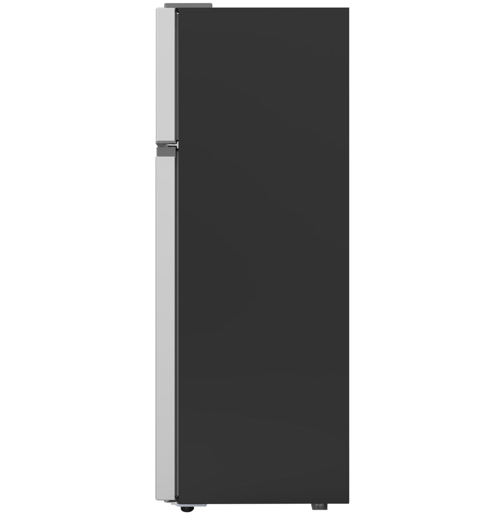 Frigidaire, 2 Door Apartment Size Refrigerator with Freezer, 7.5 cu ft, Adjustable Spill-Proof Shelves, Crisper Bins, Platinum Silver, Garage Ready
