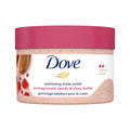 Dove Scrub Brown Sugar & Coconut Butter For Silky Smooth Skin Body Scrub Exfoliates & Restores Skin's Natural Nutrients 10.5 oz