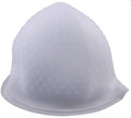 Highlight Cap Hair Coloring Highlighting Cap Reusable Silicone Highlight Cap Pull Through Caps for Hair Dying Frosting Cap with Hook(White)
