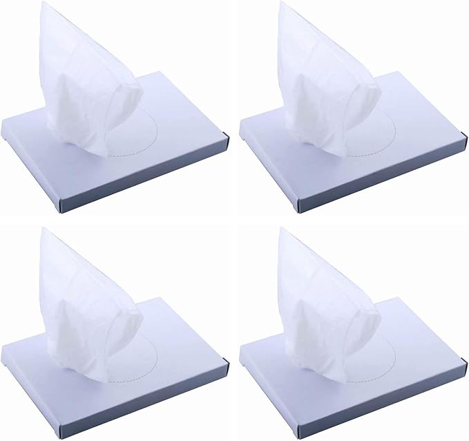 Universal Feminine Disposal Bags for Menstrual Care Products 4 Pack -30ct Refill Box- for Disposal of Tampons, Pads, Hygiene Products