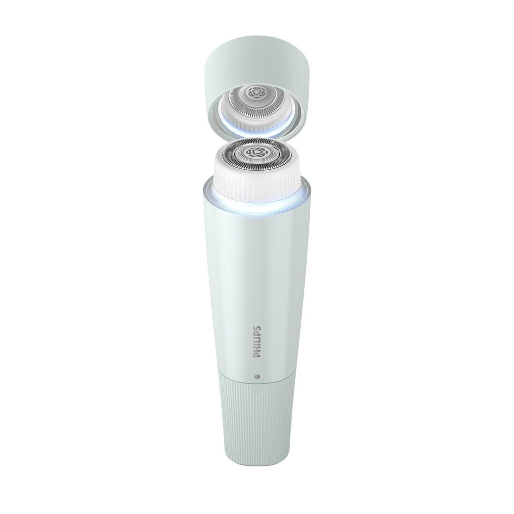 Philips Beauty Series 5000 Electric Shaver and Personal Groomer for Women, Cordless & Compact, Hypoallergenic Head, Gentle & Quick Hair Removal Easy Touch Ups, Mint Green, BRR474/00