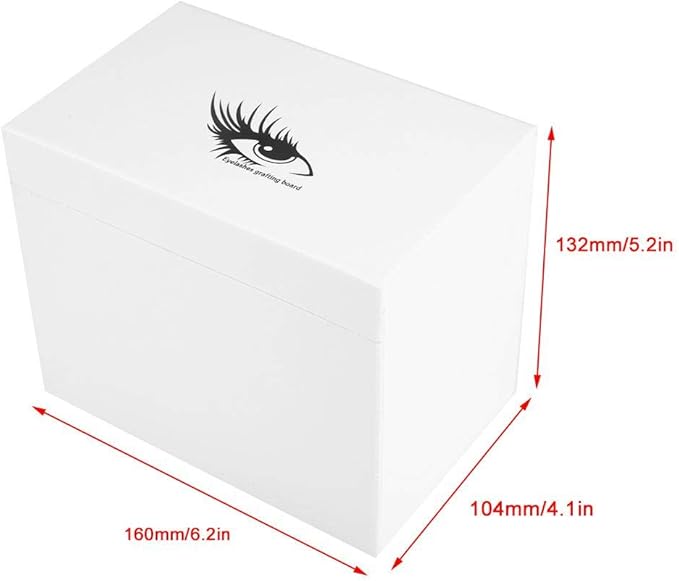 Salmue 10-Layer Eyelash Extension Storage Box, Acrylic False Eyelash Makeup Organizer Holders, Makeup Cosmetic Case for Grafting Eyelash Extension Tool