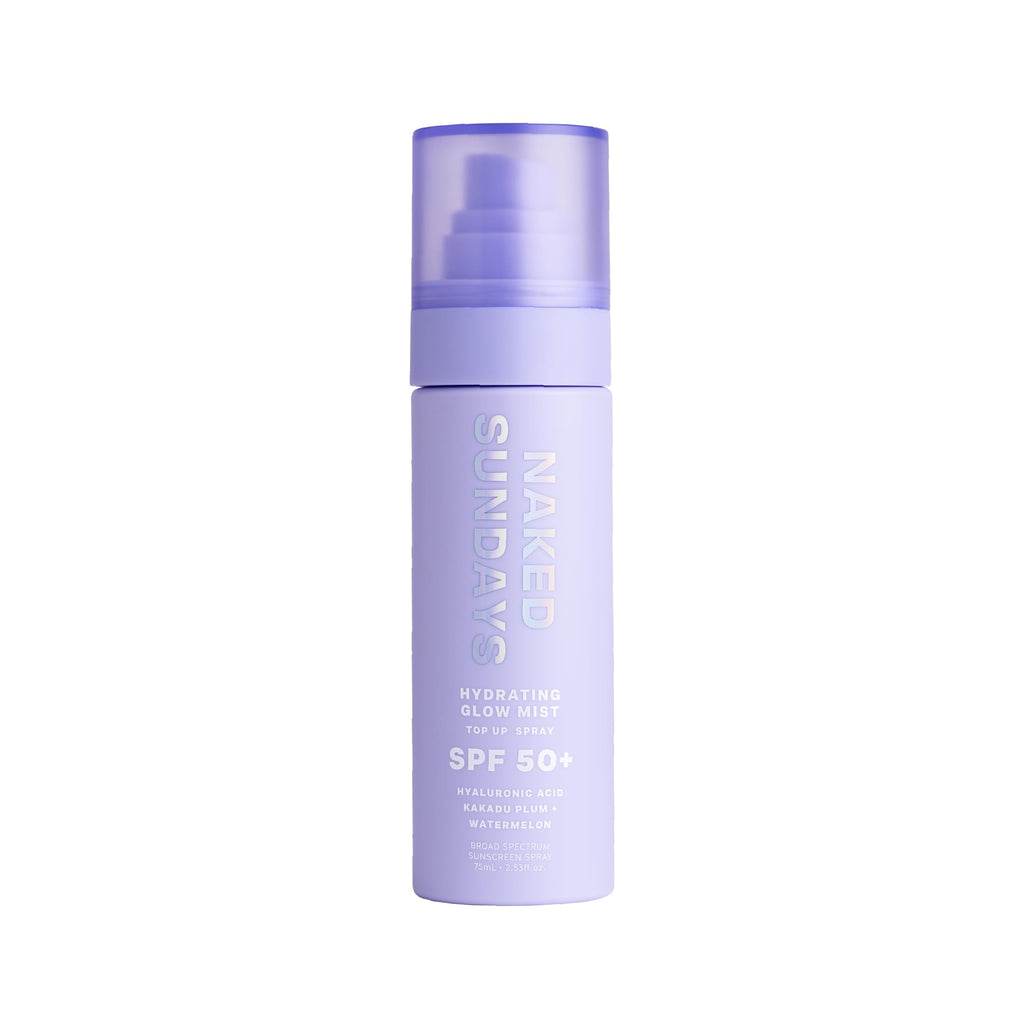 Naked Sundays SPF 50 Hydrating Glow Sunscreen Mist for Face, 75ml