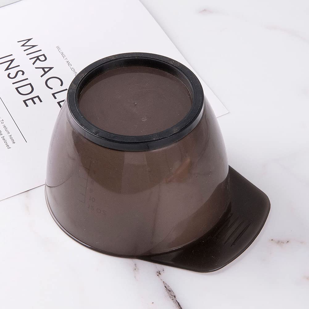 UUYYEO 4 Pcs Hair Color Bowl Plastic Color Mixing Bowls Hair Color Dyeing DIY Oil Treatments Tools Salon Hair Dye Bowl