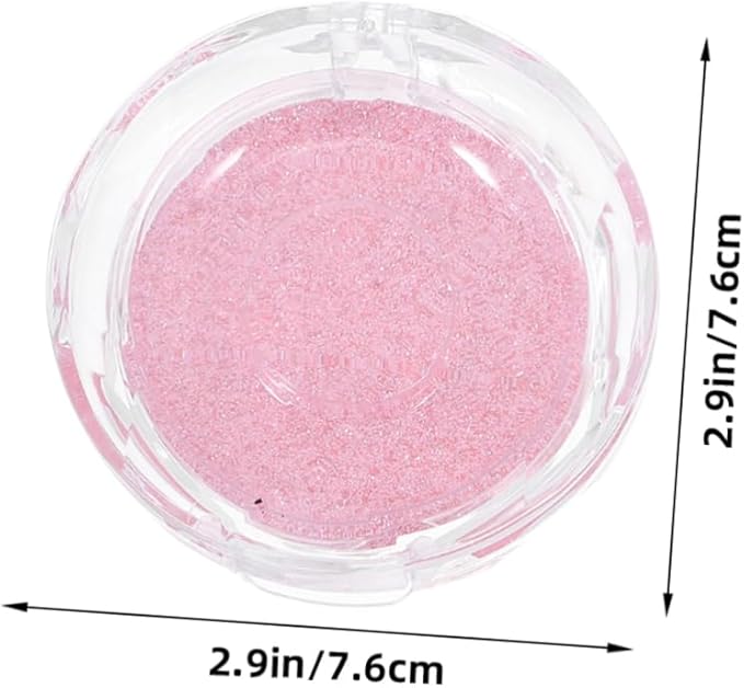FRCOLOR 3 Pcs Eyelash Storage Boxes with Crystal Glitter Base Cards Portable False Eyelash Cases for Travel and Makeup Organization for Clean and Safe Storage