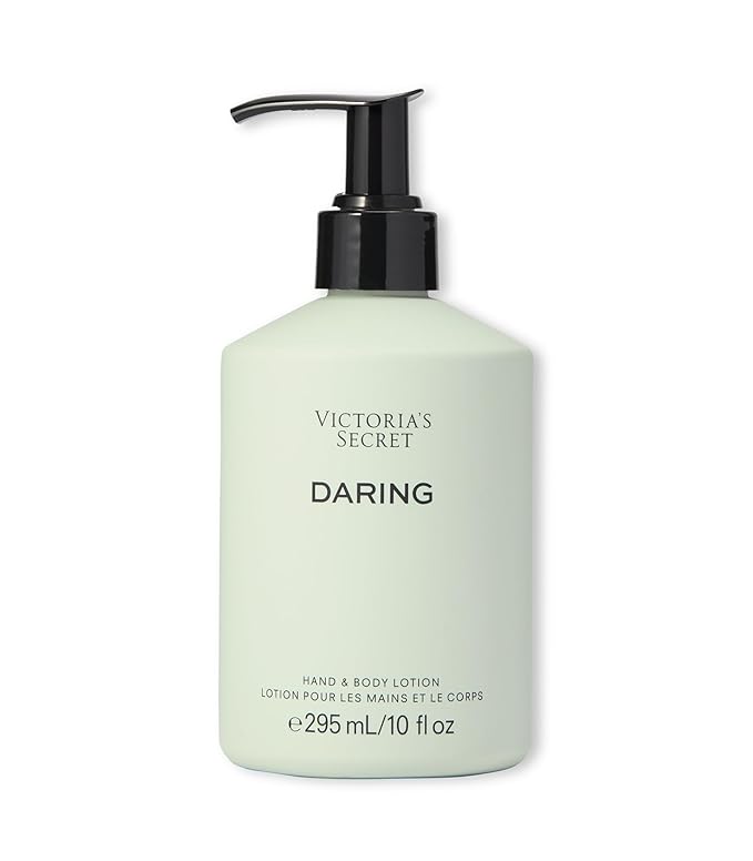 Victoria's Secret Daring Fragrance Body Lotion, Notes of Bright Bergamot, Warm Oakmoss and Bold Amber (10 oz)