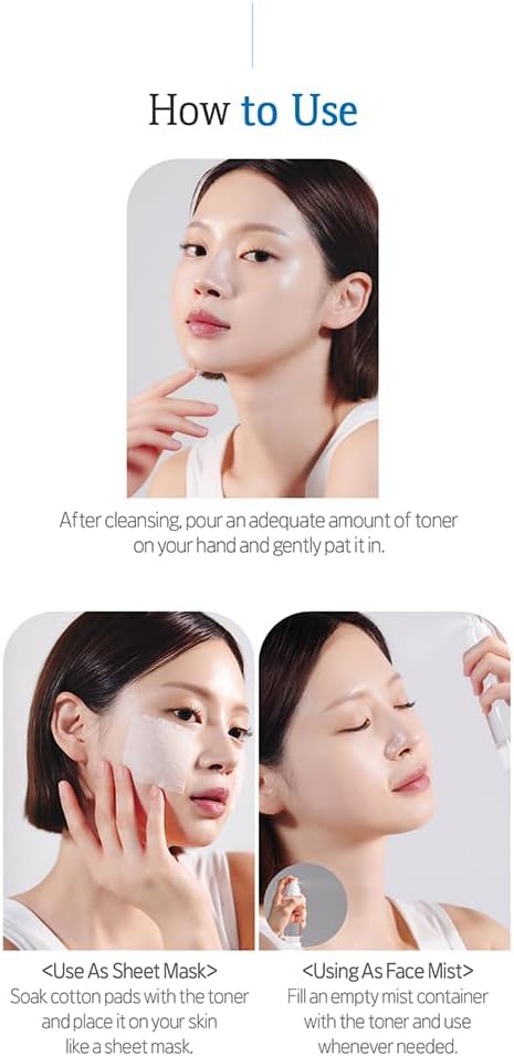 ETUDE SoonJung pH5.5 Relief Toner, Hydrating Toner for Sensitive Skin, Vegan Face Toner, Panthenol, Madecassoside, Moisturizer, Korean Skin Care, Korean Toner, Beauty (16.90 Fl Oz)