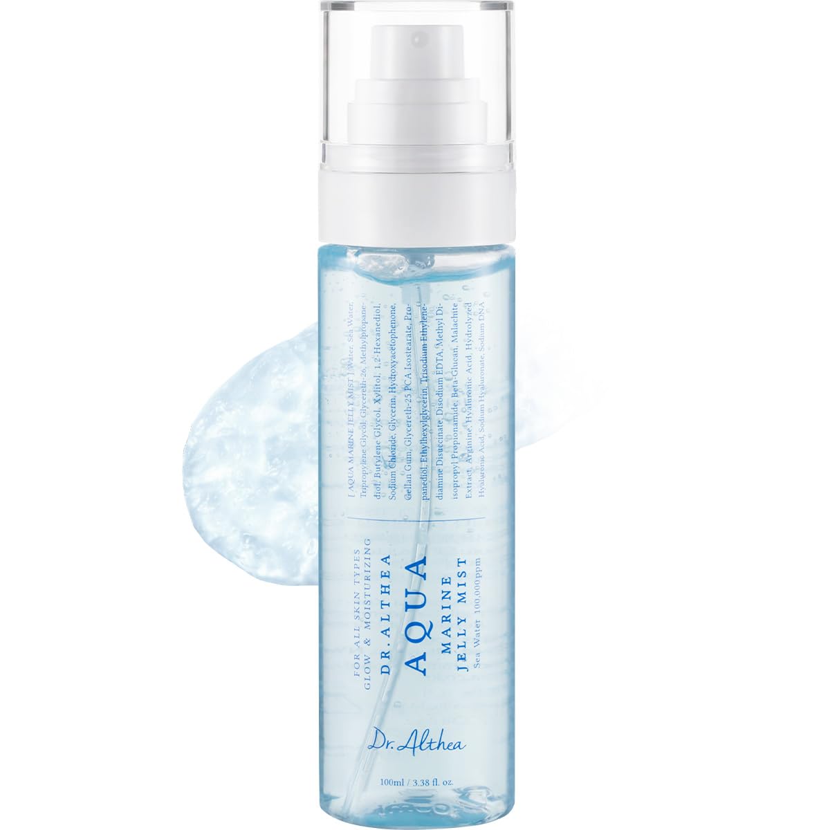 Dr.Althea Aqua Marine Jelly Mist, 3.38 Fl Oz, Korean Vegan Skin Care