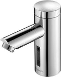 Sloan Optima EAF-250 Sensor Activated Touch-Free Faucet, Commercial Grade w/Mounting Hardware - 0.35 GPM Battery-Powered Deck-Mounted Mid Body, Polished Chrome Finish, 3335155