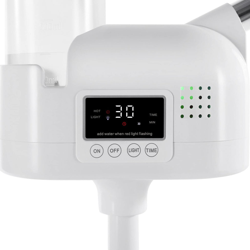 Artist hand Professional Facial Steamer with 5X LED Magnifying Lamp 2 in 1