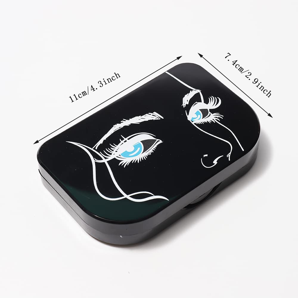 False Eyelash Storage Case with Mirror Empty Travel Lash Organizer Box