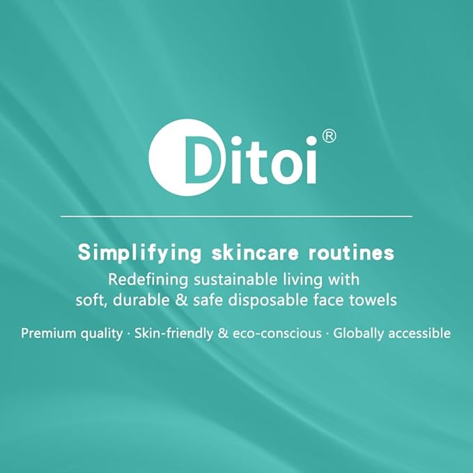 Ditoi Face Towels,Ultra Soft Disposable Face cloths-Travel Essentials