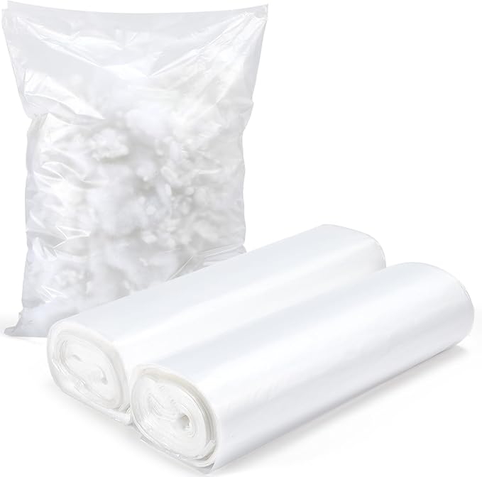 Lerheedi 600 Pcs/ 2 Roll Sanitary Napkin Receptacle Liner, Sanitary Napkin Disposal Bags Feminine Hygiene Disposal Bags Women Personal Supplies for Tampon Bathroom, 11.81 x 15.63 Inch