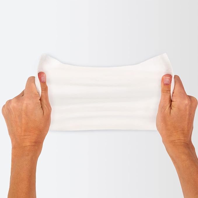 Comfort Bath® Cleansing Washcloths - 1 Package, 8 Cloths - No Rinse Bathing Wipes, Ultra-Soft and Thick Heavyweight Cloth, Light Fragrance