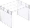 Multi Purpose Layered Fridge Rack Space Saving Kitchen Organiser Shelf Accessory Transparency Cosmetics Desktop Stand Layered Refrigerator Divider