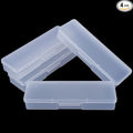 4PCS Plastic Storage Personal Box for Nail, Nail Implement Box (clear)