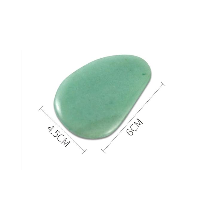 TOP SEWING Gua Sha Facials Tools for Eyes Massage Tools Board Natural Jade Stone for SPA Acupuncture Therapy Trigger Point Treatment