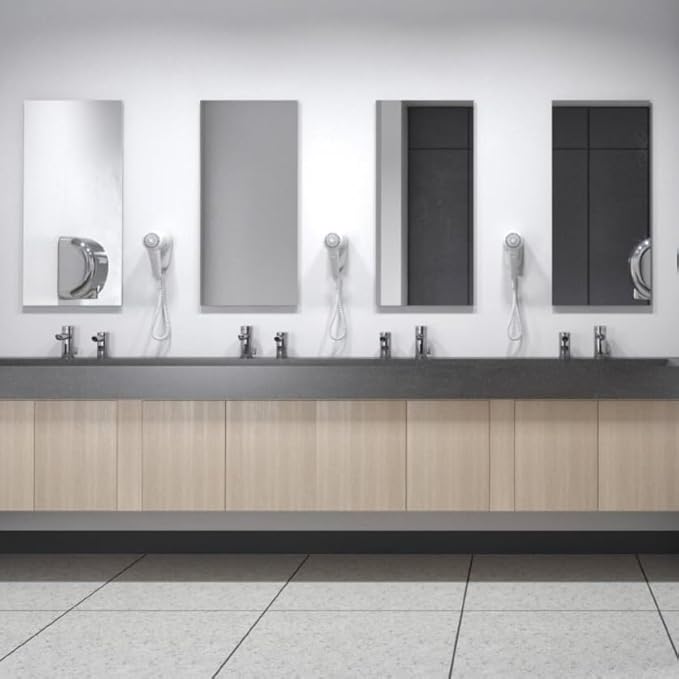 Sloan Optima EAF-250 Sensor Activated Touch-Free Faucet, Commercial Grade w/Mounting Hardware - 0.35 GPM Battery-Powered Deck-Mounted Mid Body, Polished Chrome Finish, 3335155