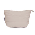 Narwey Travel Makeup Bag for Women Girl, Puffer Makeup Up Organizer Bag Cosmetic Bag, Puffy Cute Makeup Pouch Purse, Travel Toiletry Bag (Khaki)