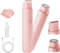 Bikini Trimmer for Women - 2 in 1 Women Electric Razor, Rechargeable Body Hair Trimmer and Facial Hair Remover, IPX7 Waterproof Wet & Dry Use Womens Electric Shaver for Bikini Underarm Leg Arm Body