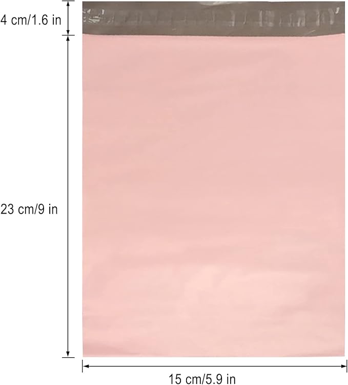 Hipruict Sanitary Napkin Disposal Bags, Pink Feminine Hygiene Bags - Self-sealing, Privacy Protection - Set of 100