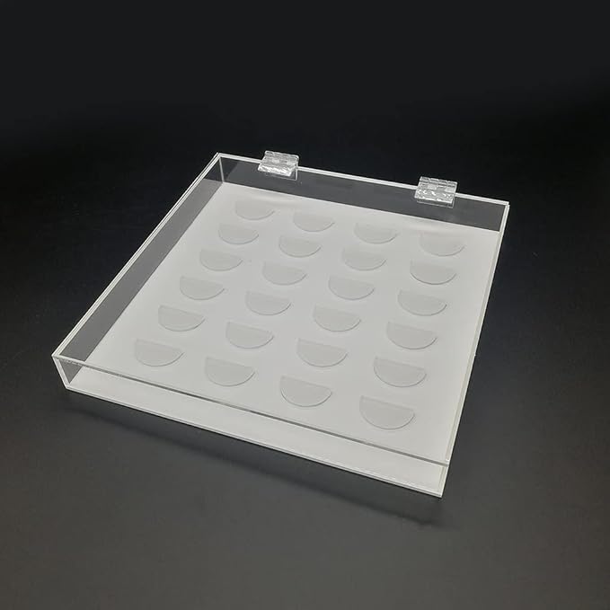 12 Pairs False Eyelashes Clear Storage Box Acrylic Display For Case