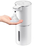 Gotofine Automatic Foaming Soap Dispenser, 4-Level Adjustable Foam, Wall Mount, USB Rechargeable, 12.8oz/380ml, Touchless Hand & Dish Soap Dispenser for Bathroom, Kitchen, Hotel, Restaurant