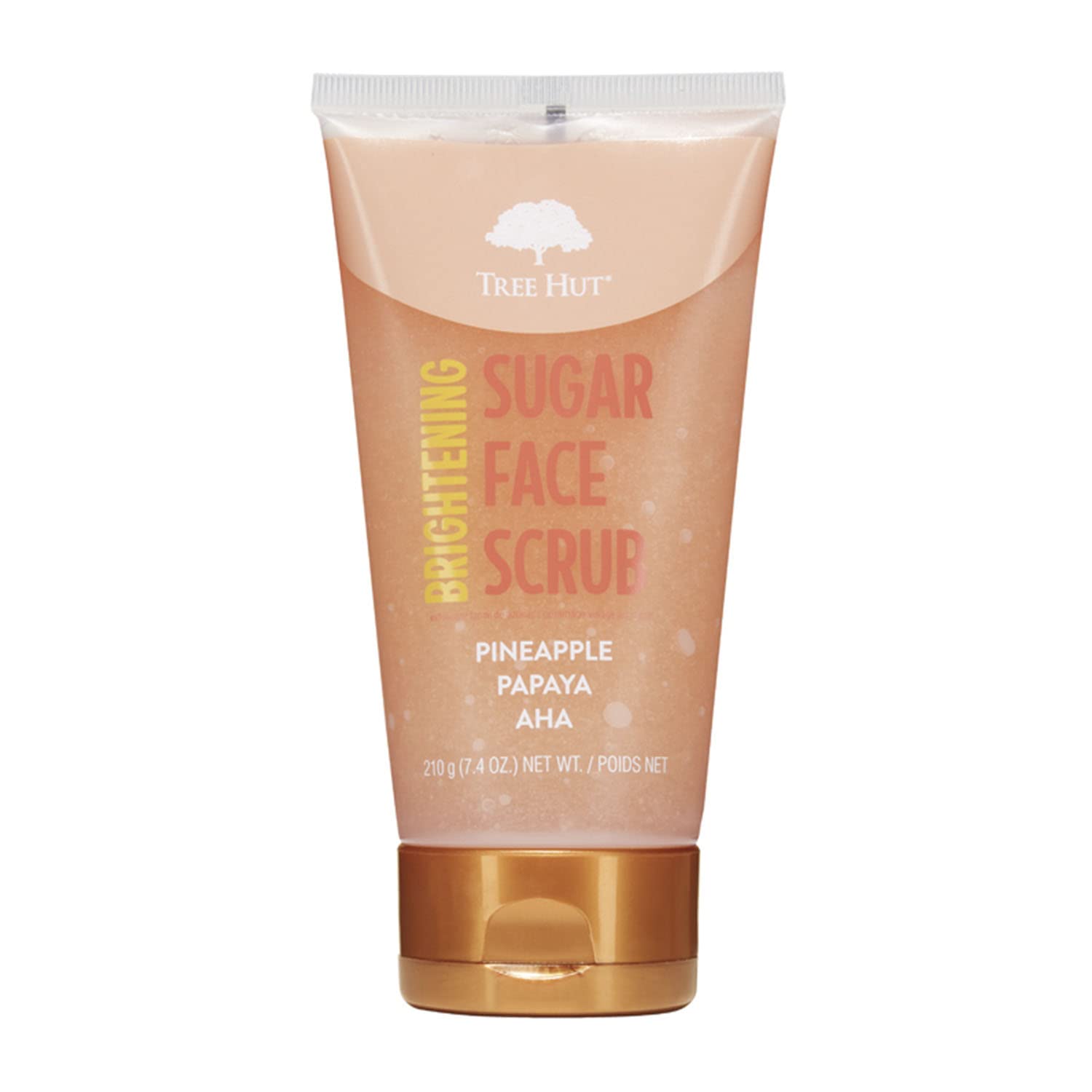 Tree Hut Pineapple & Papaya Brightening Face Scrub | Deep Cleans Pores to Remove Dead Skin & Impurities | Nourishing Essential Body Care | 7.4 fl oz.