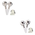 Ice Globes and 360 Rotating Ice Globes for Face & Eyes, Unbreakable Stainless Steel Cryo Sticks for Beauty Routines, Facials Cold Roller Cooling Globes for Puffiness, Wrinkles, Dark Circles, Headaches