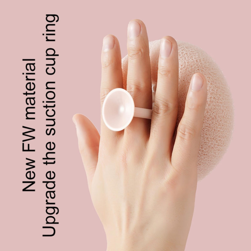 Soft Sunflower Bath Ball with Suction Cup Hook, 3D Textured Mesh Exfoliating Bath Sponge Cleaning Brush，New Silicone Massage Center for Deep Cleansing (Off-White+Flesh Pink+Purple)