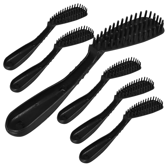 LALAFINA 12pcs Hair Dying Brushes Hair Coloring Comb Color Tint Applicator Highlight Balayage Brush for Home Solon Diy Hairdressing